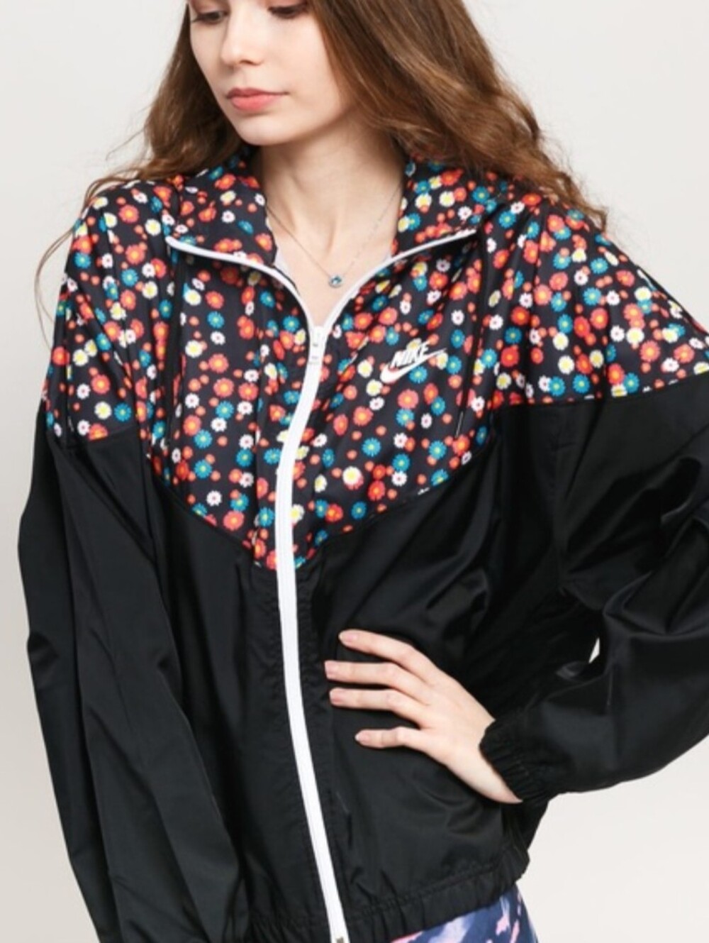 Nike Floral Windbreaker